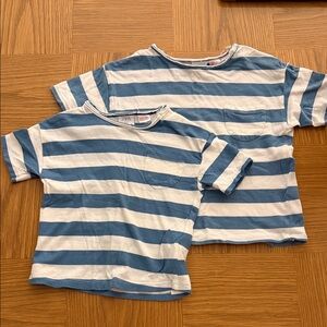 Zara Kids Short Sleeve Shirt (matching!)
